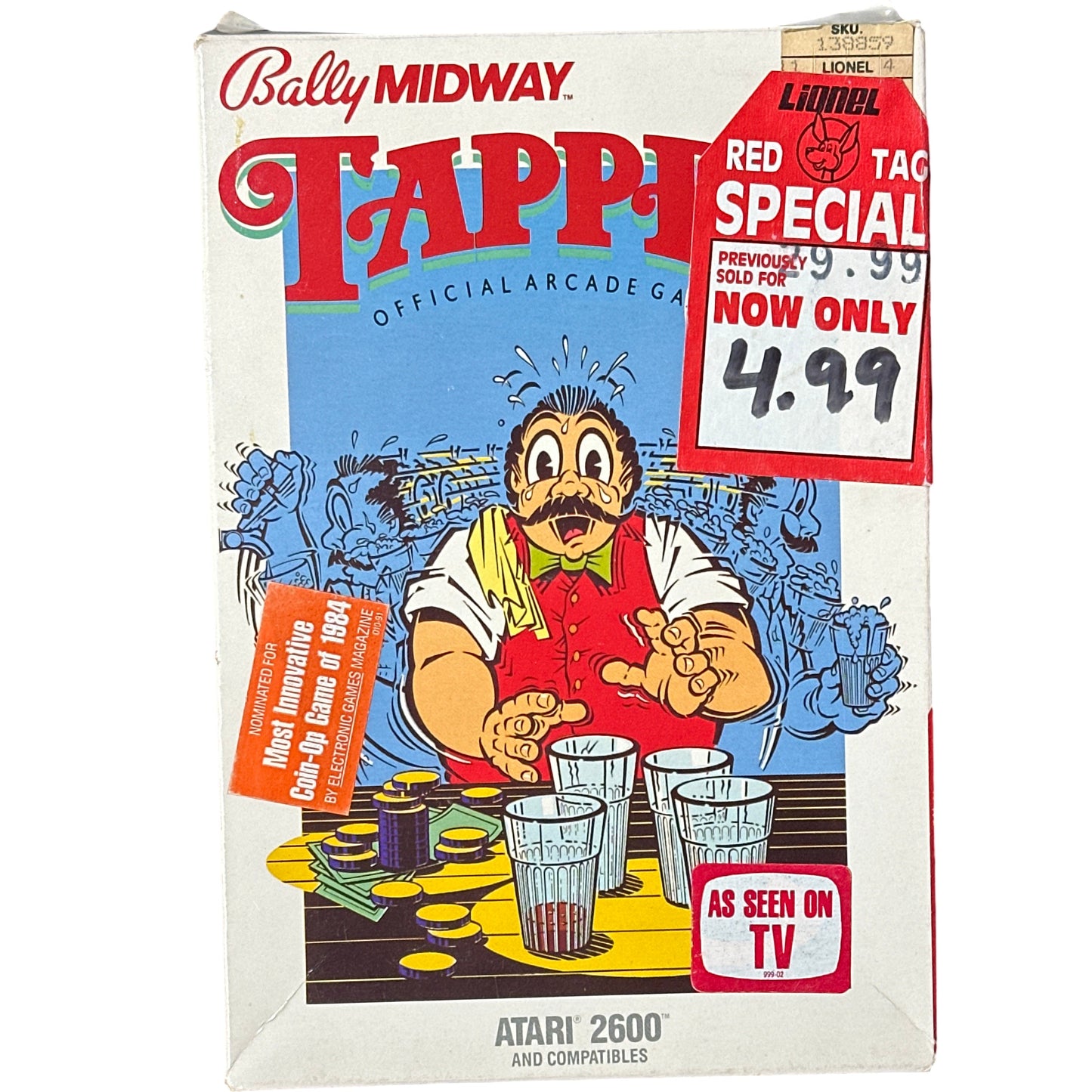 Tapper - Atari 2600 (RARE)