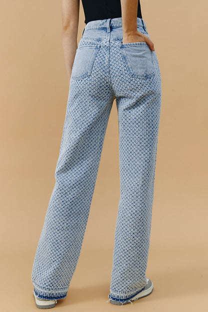 Coney Island Whitefish Tweed Wide Jeans HJ007 [FINAL SALE]